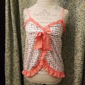 Pajama cami and shorts set